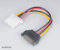 Obrázok pre výrobcu AKASA kábel SATA redukcia napájania na 4pin Molex, 15cm, 2ks v balení