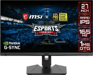 Obrázok pre výrobcu MSI Gaming monitor Optix MAG274QRF-QD, 27"/2560x1440 (WQHD)/Rapid IPS, 165Hz/1ms/1000:1/300cd / m2/2x HDMI/DP/USB-C/USB