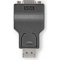 Obrázok pre výrobcu NEDIS adaptér DisplayPort/ zástrčka DisplayPort - zásuvka VGA/ černý