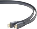 Obrázok pre výrobcu PremiumCord Kabel HDMI+Ethernet, zlac., plochý, 1m
