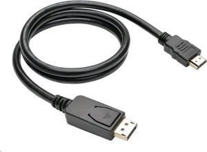 Obrázok pre výrobcu Kabel C-TECH DisplayPort/HDMI, 1m, černý