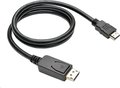 Obrázok pre výrobcu Kabel C-TECH DisplayPort/HDMI, 2m, černý