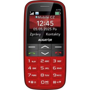 Obrázok pre výrobcu ALIGATOR A770 Senior červený + stol.nab.