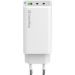 Obrázok pre výrobcu COLORWAY 2x USB-C, 1x USB-A/ síťová nabíječka/ GaN/ PD/ PPS/ 65W/ Včetně 2x kabelů, USB-C-USB-C, USB-C-Lightning/ Bílá