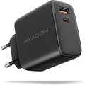 Obrázok pre výrobcu AXAGON nabíječka do sítě / ACU-PQ45/ 1x USB-C / 1x USB-A / PD3.0/QC4+/PPS/SFC2.0/AFC/SCP/Apple / 45W / černá