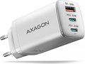 Obrázok pre výrobcu AXAGON nabíječka do sítě / ACU-DPQ65W / 2x USB-C / 1x USB-A / PD3.0/QC4+/PPS/SFC2.0/AFC/SCP/FCP/ Apple / 65W / bílá