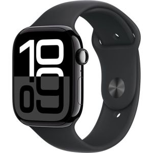 Obrázok pre výrobcu Apple Watch Series 10 GPS 46mm Jet Black Aluminium Case with Black Sport Band - S/M