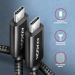 Obrázok pre výrobcu AXAGON BUCM4X-CM10AB NewGEN+ kabel USB-C <-> USB-C, 1m, USB4 Gen 3×2, PD 240W 5A, 8K HD, ALU, oplet