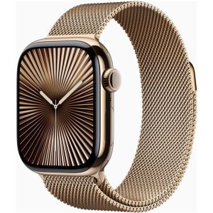 Obrázok pre výrobcu Apple Watch Series 10 GPS + Cellular 42mm Zlatý titan se zlatým milánským tahem