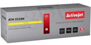 Obrázok pre výrobcu Toner ActiveJet alternatívny pre HP CF352A no.130 Yellow (ATH-352AN) 1100str.