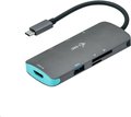 Obrázok pre výrobcu i-tec dokovací stanice USB-C Metal/ Nano Dock/ 4K UHD 3840×2160/ 3x USB 3.0/ HDMI + Power Delivery 60 W