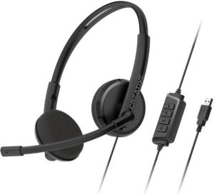 Obrázok pre výrobcu Creative HS-220, headset, USB, s ovládaním a potlačením šumu mikrofónu