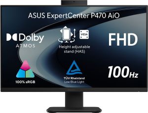 Obrázok pre výrobcu ASUS ExpertCenter P400 27" FHD/7-240H/32GB/ 1TB/Intel int/ W11P/Černá/3ROn-Site