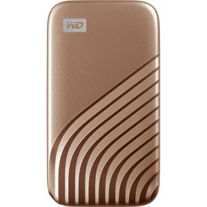 Obrázok pre výrobcu SanDisk WD My Passport SSD externí 500GB , USB-C 3.2 ,1050/1000MB/s R/W PC & Mac ,Gold