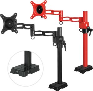 Obrázok pre výrobcu ARCTIC Z1 red - single monitor arm with USB Hub in