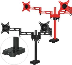 Obrázok pre výrobcu ARCTIC Z2 red - dual monitor arm with USB Hub inte