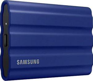 Obrázok pre výrobcu Samsung Portable SSD T7 Shield 2TB / USB 3.2 Gen 2 / USB-C / Externí / Modrý