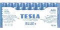 Obrázok pre výrobcu TESLA BLUE+ Zinc Carbon baterie AAA (R03, mikrotužková, fólie) 10 ks