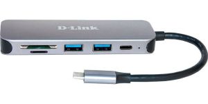 Obrázok pre výrobcu D-Link DUB-2325/E 5-in-1 USB-C Hub with Card Reader