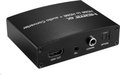 Obrázok pre výrobcu PremiumCord HDMI 4K Audio extraktor s oddelením zvuku na stereo jack, SPDIF Toslink, RCA