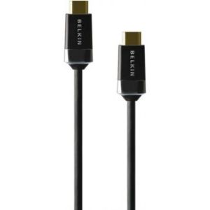 Obrázok pre výrobcu BELKIN HDMI - HDMI Kabel 4K/Ultra HD s Ethernet, pozlac., 1m