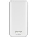 Obrázok pre výrobcu Canyon PB-301, Powerbank, Li-Pol, 30.000 mAh, Vstup 1x USB-C a 1x Micro-USB, výstup: 1x USB-C a 2x USB-A, biela
