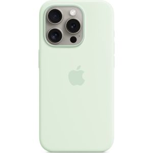 Obrázok pre výrobcu iPhone 15 ProMax Silicone Case with MS - Soft Mint