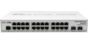 Obrázok pre výrobcu MikroTik CRS326-24G-2S+IN,16port GB cloud router switch