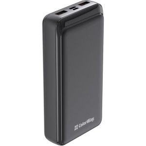 Obrázok pre výrobcu COLORWAY powerbanka/ 20000mAh/ 2x USB/ USB-C/ Micro-USB/ Černá