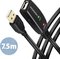 Obrázok pre výrobcu AXAGON ADR-207, USB 2.0 A-M -> A-F aktivní prodlužovací / repeater kabel, 7.5m