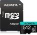 Obrázok pre výrobcu ADATA MicroSDXC karta 512GB Premier Pro UHS-I V30S (R:100/W:80 MB/s) + SD adaptér