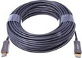 Obrázok pre výrobcu PremiumCord HDMI optický fiber High Speed + Ethernet kabel/ 4K@60Hz/ M/M/ zlacené konektory/ 15m/ černá