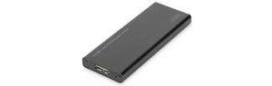 Obrázok pre výrobcu External SSD Enclosure M2 (NGFF) SATA III to USB 3.0, aluminum, black
