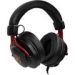 Obrázok pre výrobcu AROZZI herní sluchátka ARIA Black-Red/ náhlavní/ 2x 3,5" jack/ redukce na 1x 3,5" jack/ odnímatelný mikrofon