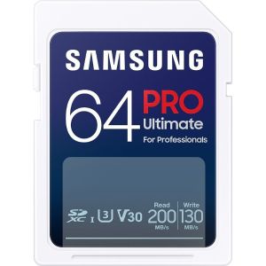 Obrázok pre výrobcu SAMSUNG PRO Ultimate SDXC 64GB / CL10 USH-I U3 / V30