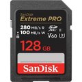 Obrázok pre výrobcu SanDisk SDXC karta 128GB Extreme PRO (280 MB/s Class 10, UHS-II V60)