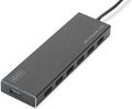 Obrázok pre výrobcu DIGITUS Hub 7-port USB 3.0 SuperSpeed, Power Supply, HQ aluminum