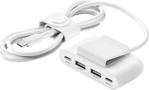 Obrázok pre výrobcu Belkin USB power Extender, 2xC 2xA až 30W, bilý