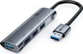 Obrázok pre výrobcu HUB USB C-tech UHB-U3-AL, 4x USB 3.2 Gen 1, hliníkové tělo