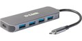 Obrázok pre výrobcu D-Link USB-C to 4-Port USB 3.0 Hub with Power Delivery