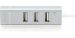 Obrázok pre výrobcu HUB 3-port USB 2.0 HighSpeed Type-C with Fast Ethernet LAN adapter, aluminium