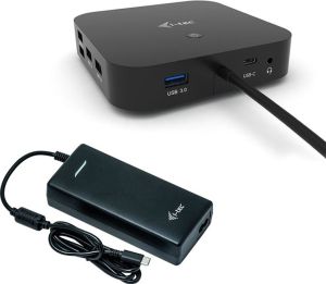 Obrázok pre výrobcu i-tec USB-C HDMI DP Docking Station with Power Delivery 100W + i-tec Universal Charger 112W