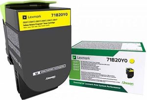 Obrázok pre výrobcu Lexmark originál toner 71B20Y0, yellow, 2300str., Lexmark CS417dn/CS317dn/ CX517dn/CX417de/CS517de/CX317dn, O