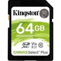 Obrázok pre výrobcu Kingston 64GB SDXC Canvas Select Plus U1 V10 CL10 100MB/s