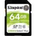 Obrázok pre výrobcu Kingston 64GB SDXC Canvas Select Plus U1 V10 CL10 100MB/s