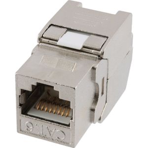 Obrázok pre výrobcu XtendLan Keystone jack RJ45, zaklapávací, CAT6, STP, instalace bez nástrojů