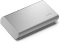 Obrázok pre výrobcu LACIE Portable SSD USB-C 500GB external portable SSD inc rescue service Moon Silver