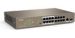 Obrázok pre výrobcu Tenda TEF1118P-16-150W PoE AT switch - 16x PoE 100 Mb/s + 1x Uplink 1Gb/s RJ45/SFP, PoE 135W,fanless