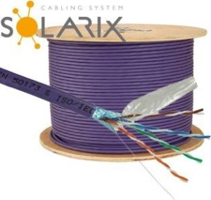 Obrázok pre výrobcu Instalační kabel Solarix CAT5E FTP LSOH 500m/cívka drát