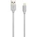 Obrázok pre výrobcu Canyon CNS-MFIC3PW, 1m prémiový opletený kábel Lightning/USB, MFI schválený Apple, perleťovo biely